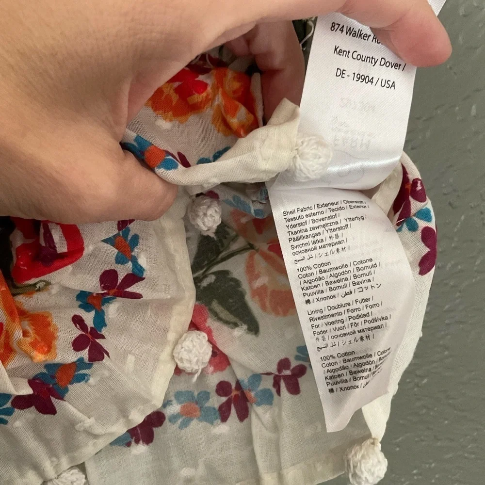 NWOT Farm Rio Spring Bananas Colorful Smocked Mini Skirt Medium